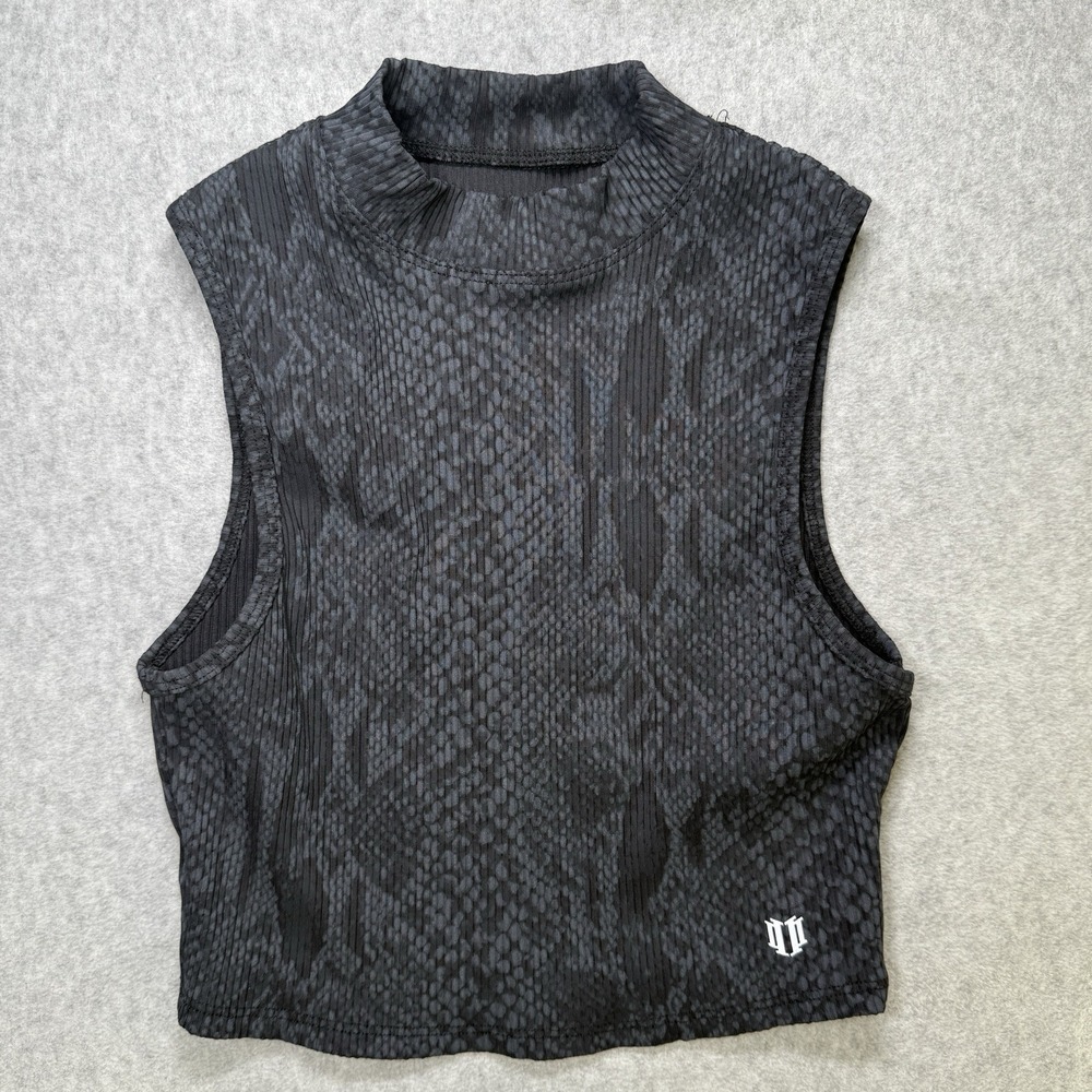 Flawless Black Snake‎ Skin Women's XS Athletic Tank Eleven By Venus Williams